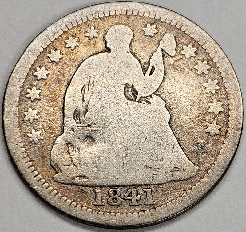 1841 Seated Liberty Half Dime . . . . Good