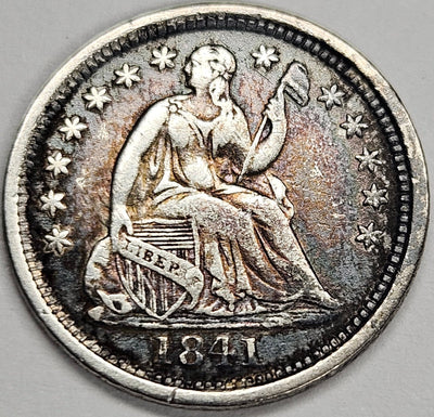 1841-O Seated Liberty Half Dime Very Fine