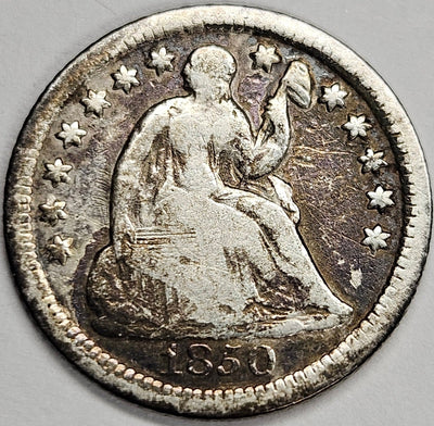 1850-O Seated Liberty Half Dime Fine