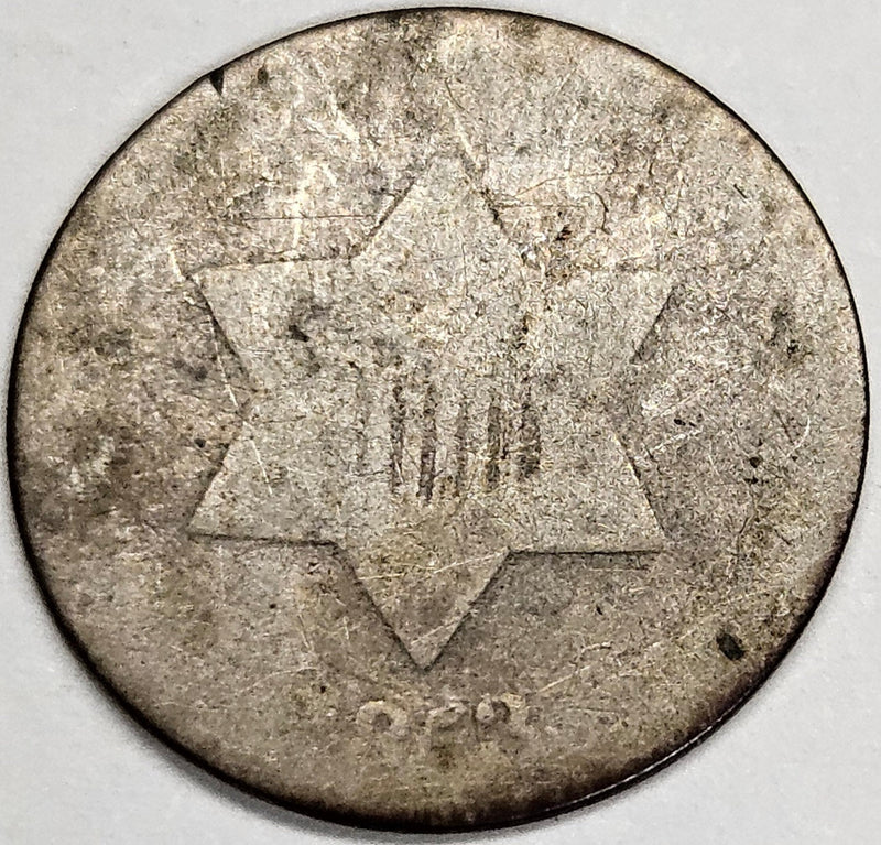 1853 Silver Three Cent Piece . . . . Fair