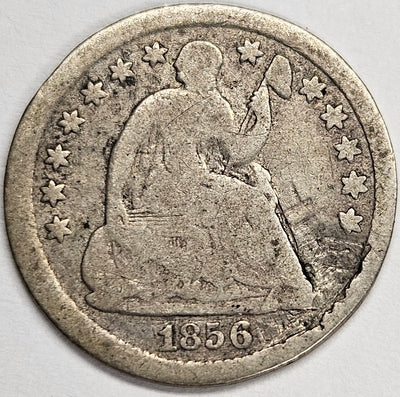 1856 Seated Liberty Half Dime Good