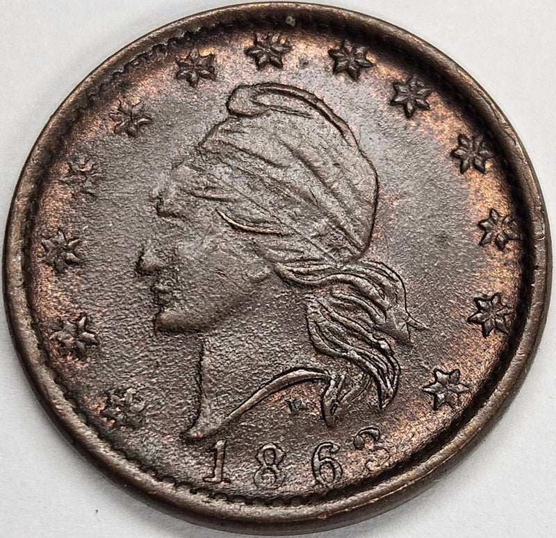 1863 Army Navy Civil War Token . . . . Select Brilliant Uncirculated