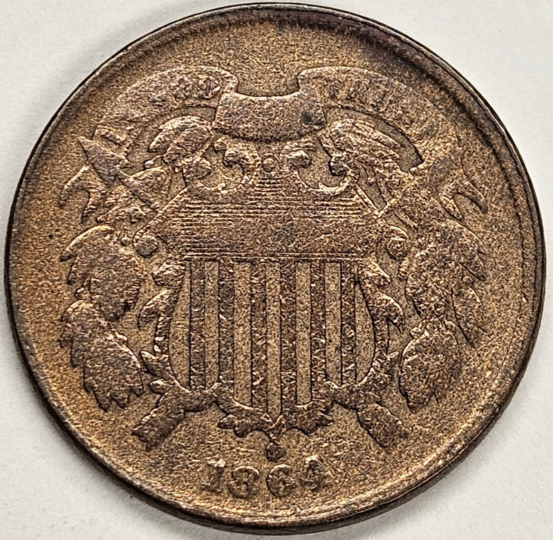 1864 Two Cent Piece . . . . Fine