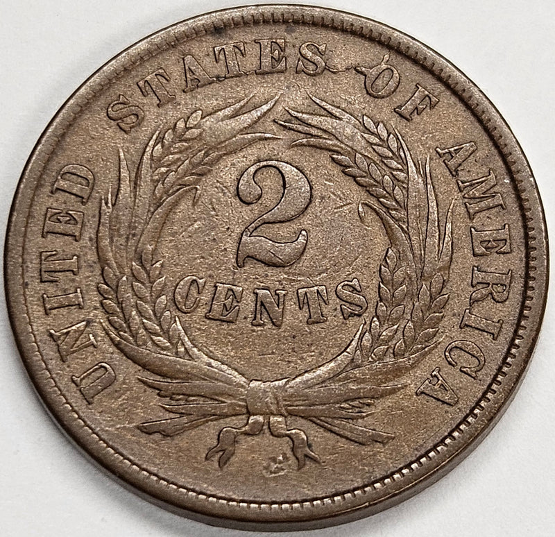 1864 Two Cent Piece . . . . Extremely Fine