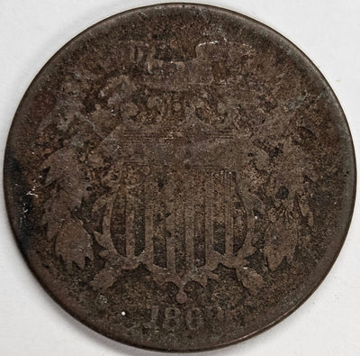 1869 Two Cent Piece About Good