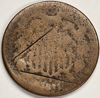 1871 Two Cent Piece Poor scratched