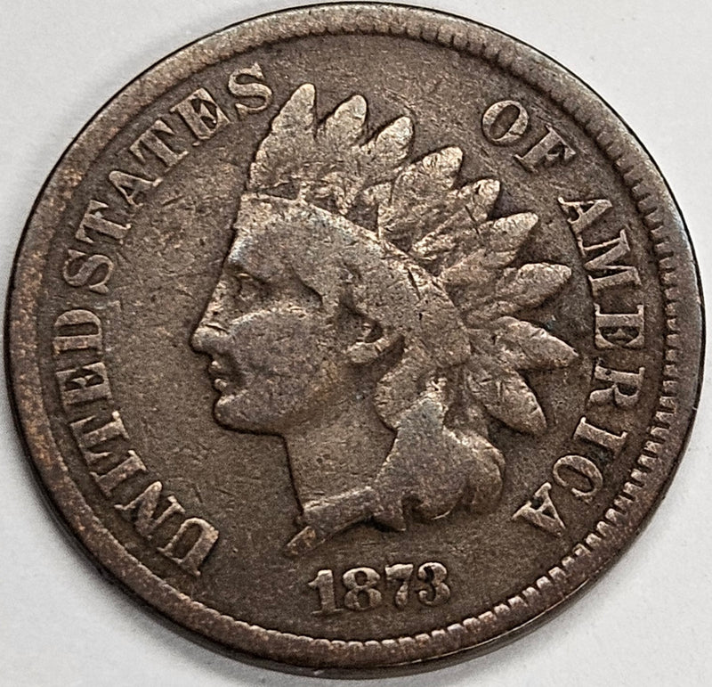 1873 Open 3 Nickel Three Cent Piece . . . . Very Good