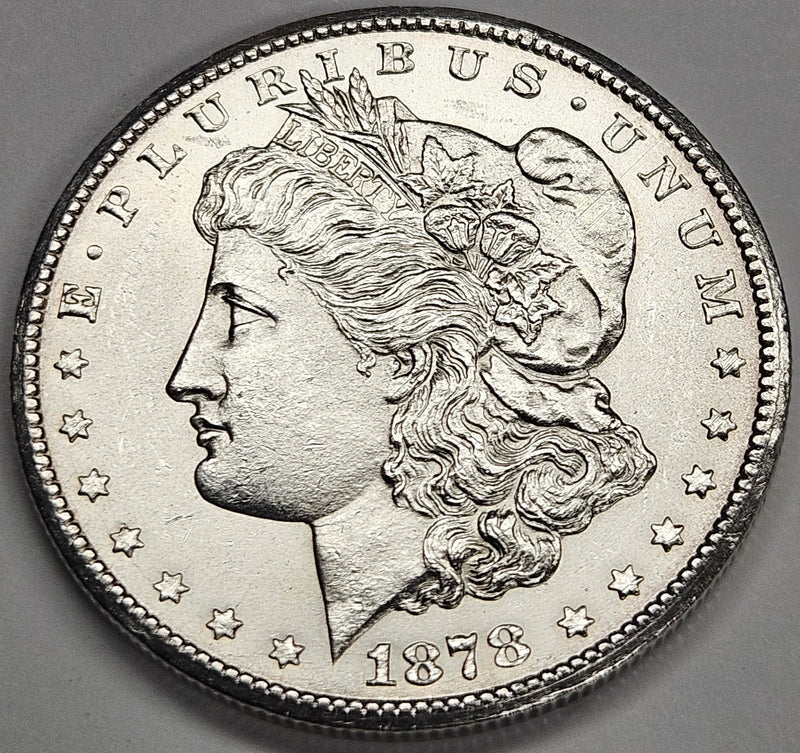 1878-CC Morgan Dollar Choice BU Prooflike Reverse