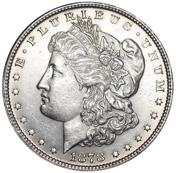 1878 7/8TF Morgan Dollar . . . . Choice Brilliant Uncirculated
