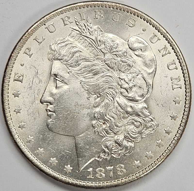 1878 Reverse of 1879 Morgan Dollar Choice Brilliant Uncirculated