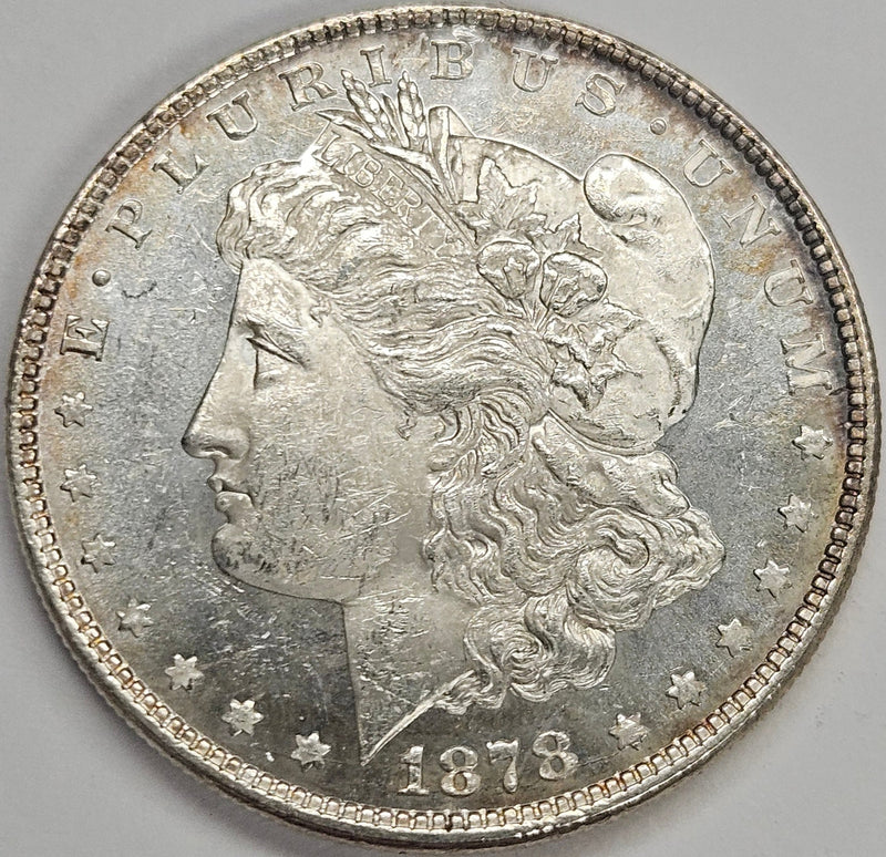 1878 8TF Morgan Dollar Choice BU Deep Mirror Prooflike