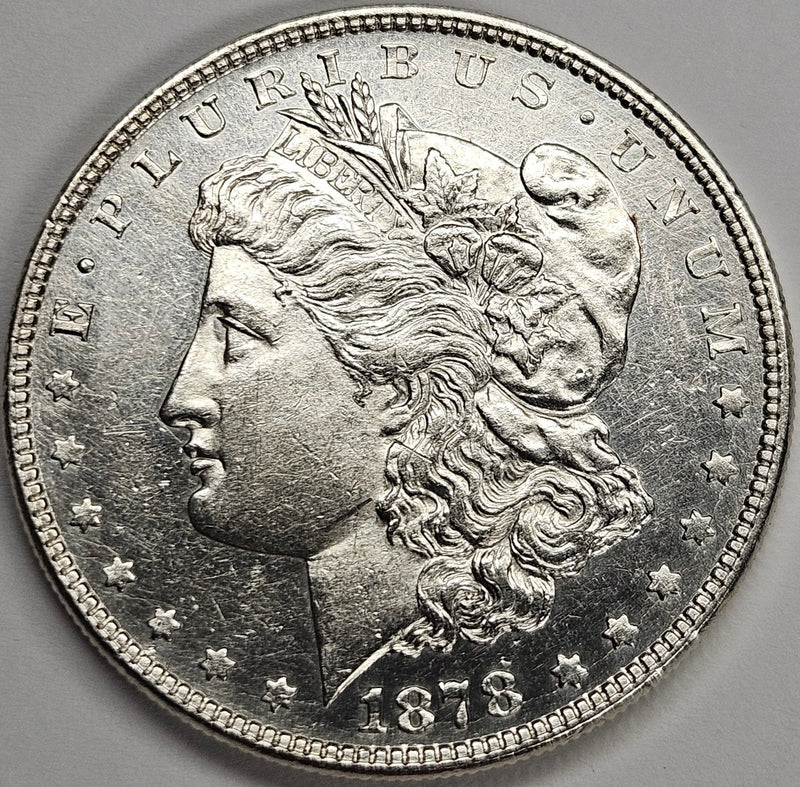 1878 8TF Morgan Dollar . . . . Select BU+ Semi-Prooflike