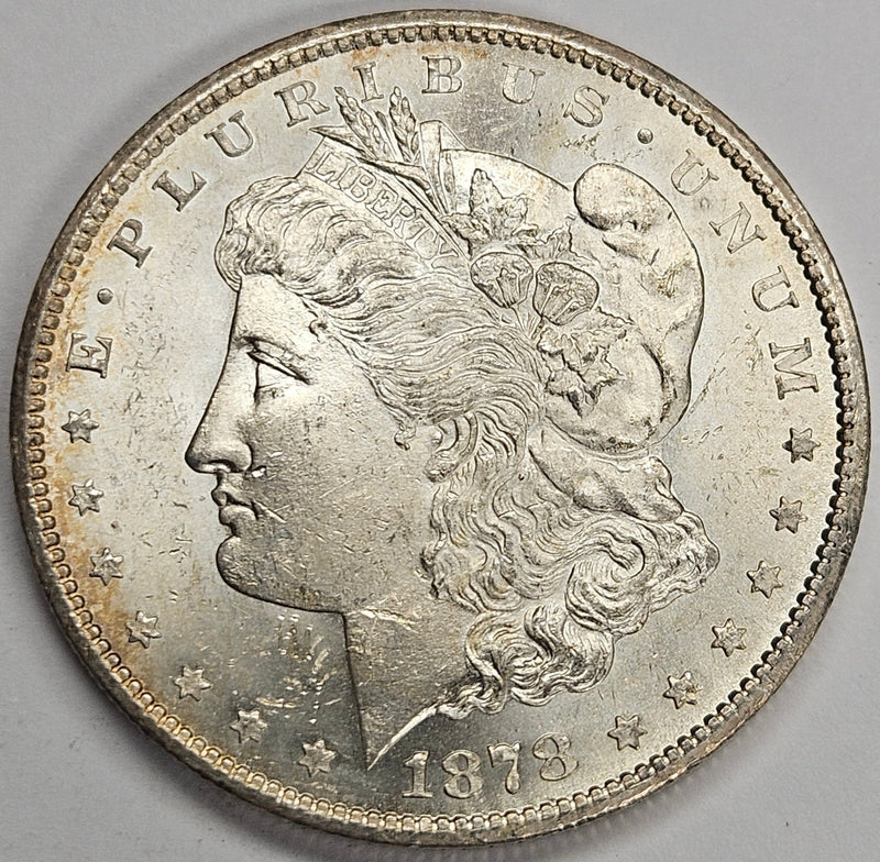 1878-CC Morgan Dollar Choice BU+