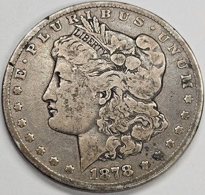 1878-CC Morgan Dollar Fine