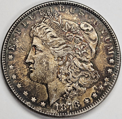 1878-S Morgan Dollar Choice BU Toned