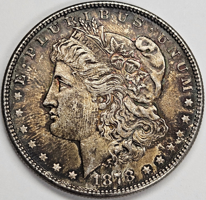 1878-S Morgan Dollar Choice BU Toned
