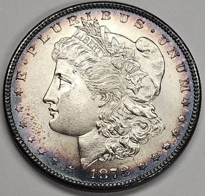1878-S Morgan Dollar Gem BU Color!