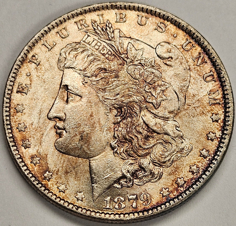 1879 Morgan Dollar Choice BU Toned