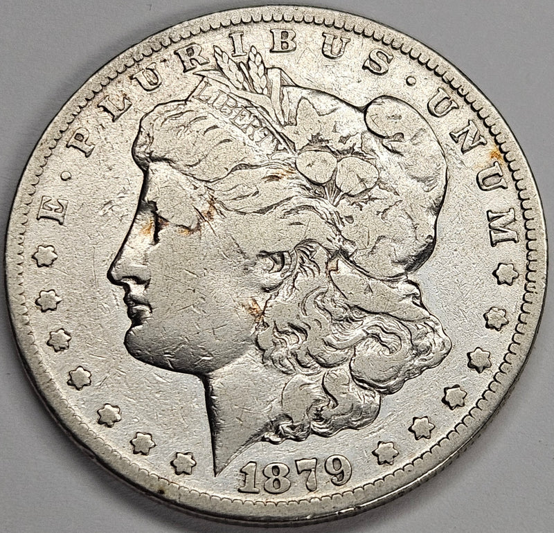 1879-CC Capped CC Morgan Dollar . . . . Fine/VF