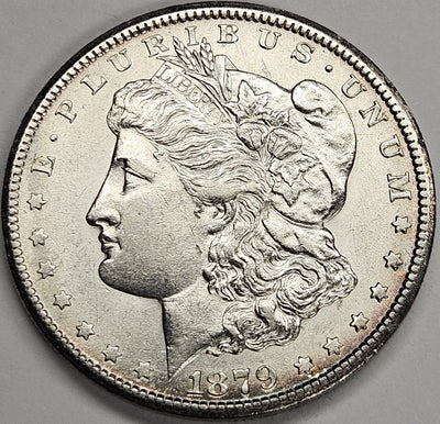 1879-CC Clear CC Morgan Dollar Choice About Uncirculated