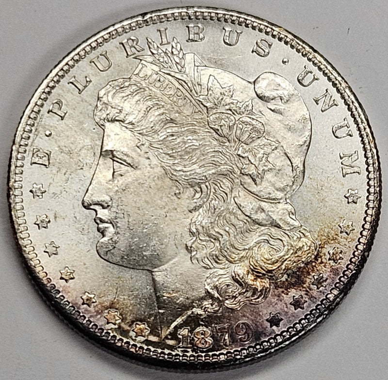 1879-S Morgan Dollar Choice BU Toned