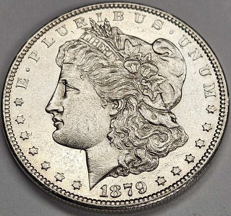 1879-S Reverse of 1878 Morgan Dollar Choice About Uncirculated