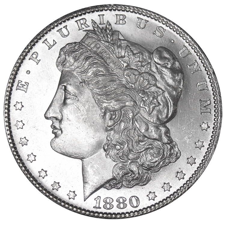 1880-S Morgan Dollar . . . . Choice BU Prooflike