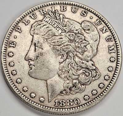 1880 Morgan Dollar VF/XF