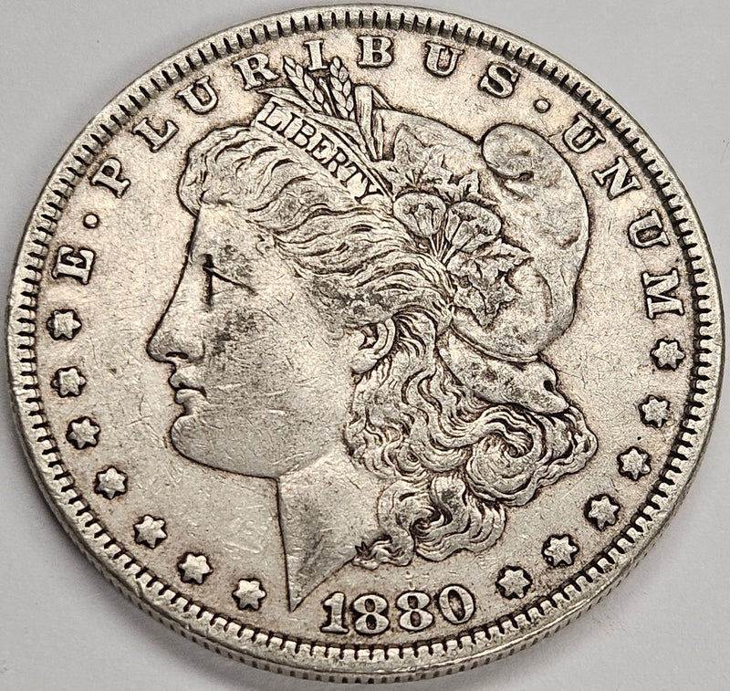 1880 Morgan Dollar VF/XF