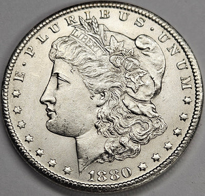 1880-CC 8/7 Morgan Dollar Choice Brilliant Uncirculated
