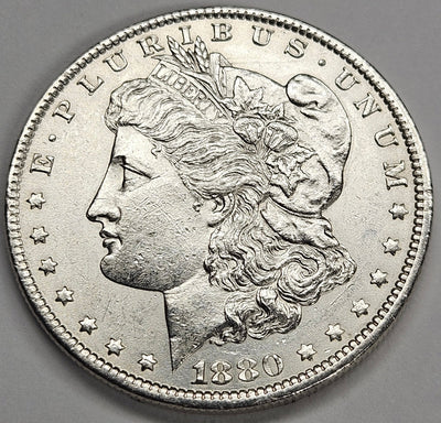 1880-O Micro o Morgan Dollar Select Brilliant Uncirculated
