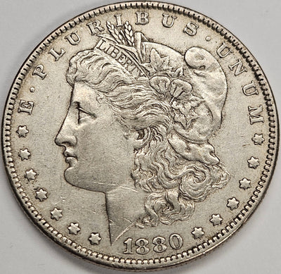 1880-O Morgan Dollar About Uncirculated