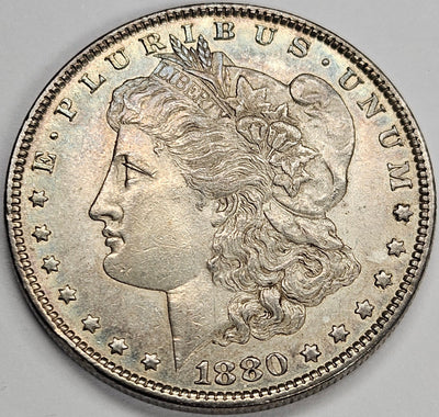 1880-O Morgan Dollar Select Uncirculated Toned