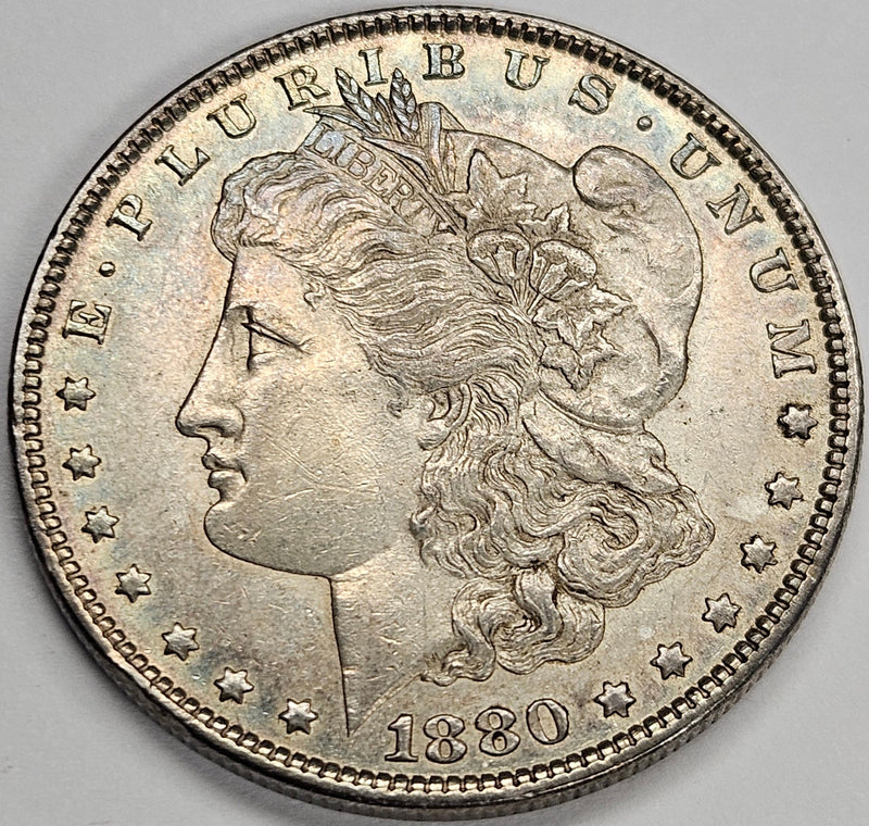 1880-O Morgan Dollar Select Uncirculated Toned