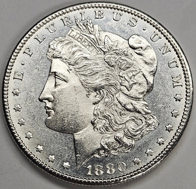 1880-S Morgan Dollar Choice BU Prooflike