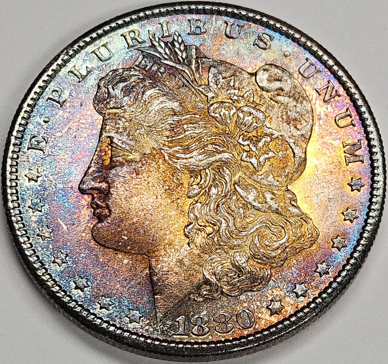 1880-S Morgan Dollar . . . . Choice Uncirculated+ Toned