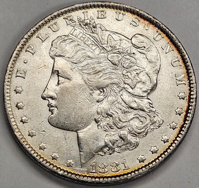 1881 Morgan Dollar Choice About Uncirculated