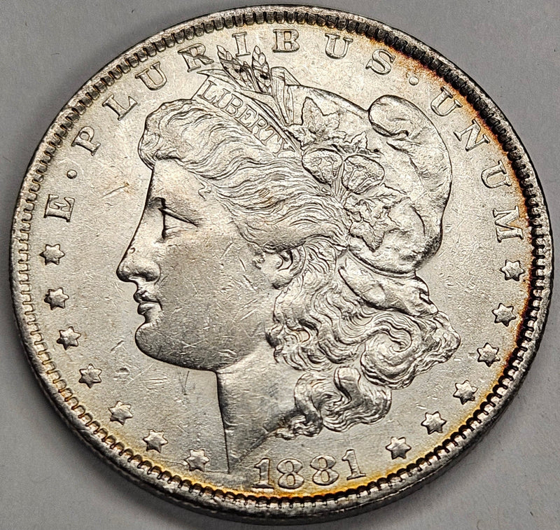 1881 Morgan Dollar Choice About Uncirculated
