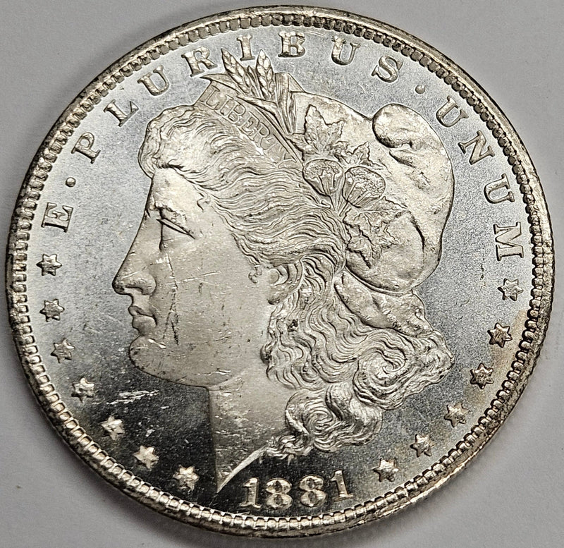 1881-CC Morgan Dollar Gem BU Prooflike