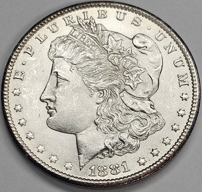 1881-CC Morgan Dollar Gem Brilliant Uncirculated