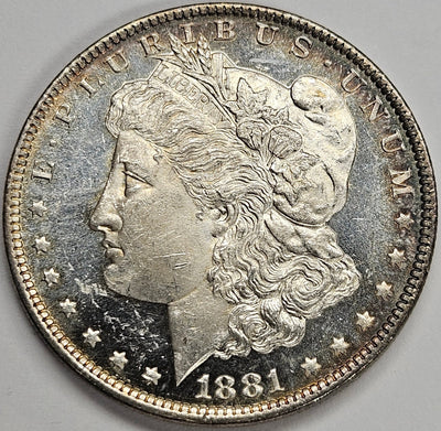 1881-O Morgan Dollar Choice BU Deep Mirror Prooflike