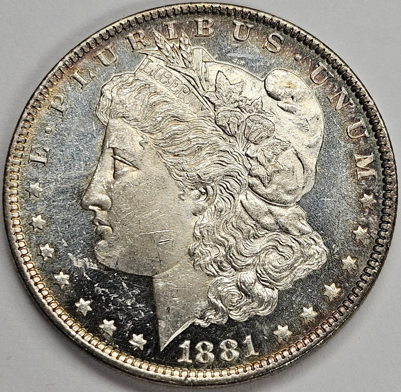 1881-O Morgan Dollar Choice BU Deep Mirror Prooflike