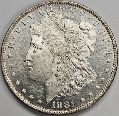 1881-O Morgan Dollar Select BU Prooflike