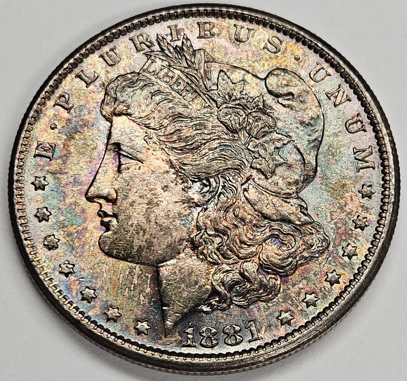 1881-S Morgan Dollar Gem BU Toned