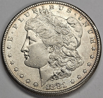 1881-S Morgan Dollar XF/AU