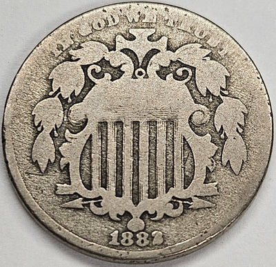 1882 Shield Nickel