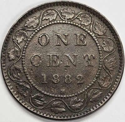 1882-H Canadian Cent Very Fine