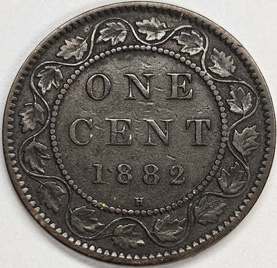 1882-H Canadian Cent Extremely Fine