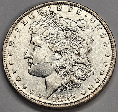 1882-O/S Morgan Dollar Select Brilliant Uncirculated