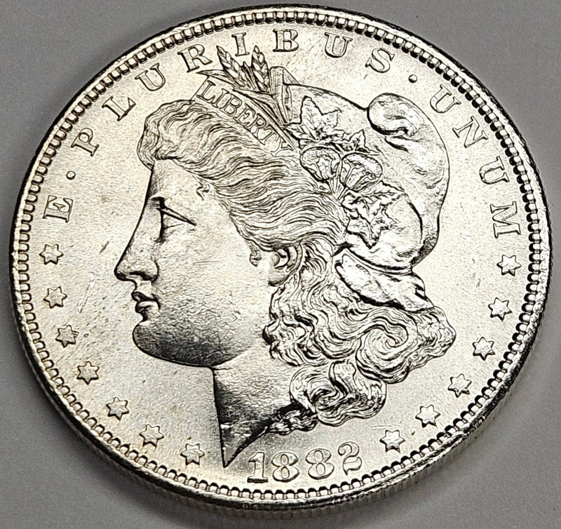 1882-S Morgan Dollar Choice BU+